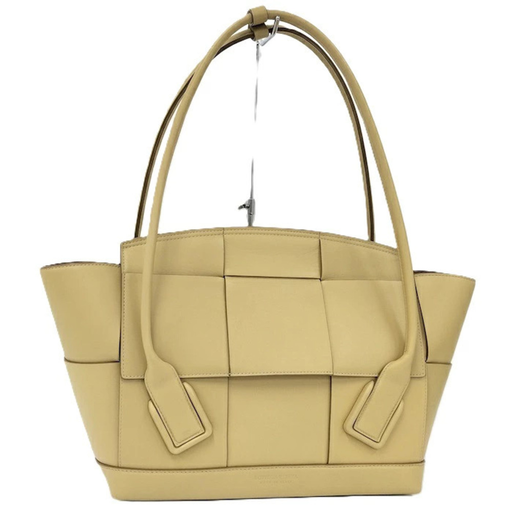 Bottega Veneta Arco Handbag Leather Yellow
